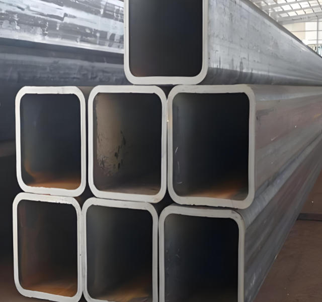 Black Rectangular Steel Tube