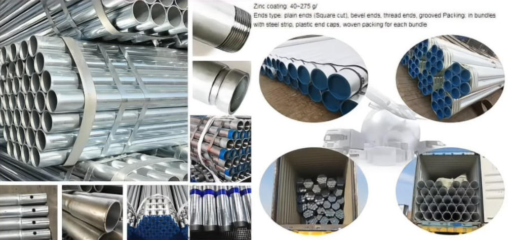 Galvanized Steel Pipe packing and delivery