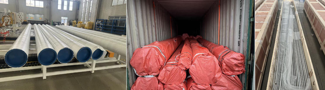 Stainless Steel Pipe production and inspection